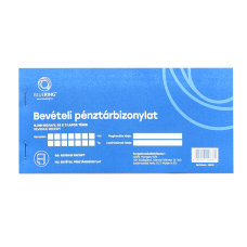 Bevételi pénztárbizonylat 25x3lapos B.318-102/A/V Bluering®
