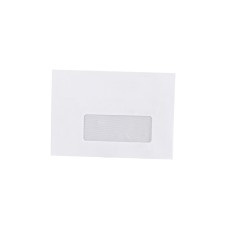 Boríték LC/6 enyvezett bélésnyomott jobb ablakos 35x90mm 114x162mm J28A20 Bluering® fehér