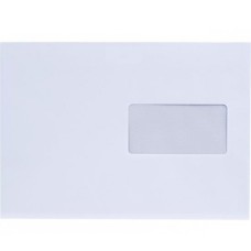 Boríték LC/5 szilikonos bélésnyomott bal ablakos 35x90mm 162x229mm B20A20 Bluering® fehér