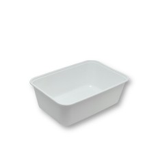 Ételes doboz 750 ml 50 db / csomag fehér