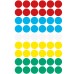 Etikett címke, o12mm, jelölésre, 5 klf. szín 54 címke/ív, 5 ív/doboz, Avery vegyes