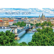 Falinaptár képes 460x320mm, Budapest Realsystem 2026.