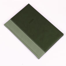 Határidőnapló Linett B/5, heti fehér lapokkal zöld-zöld Realsystem 2026.