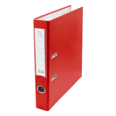 Iratrendező A4, 5cm, két oldalt PP borítás,lapraszerelt, Bluering® Premium piros
