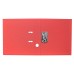 Iratrendező A4, 5cm, két oldalt PP borítás,lapraszerelt, Bluering® Premium piros
