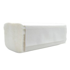 Kéztörlő 1 rétegű V hajtogatású 100 % cellulóz 200 lap/csomag 20 csomag/karton Bluering® fehér