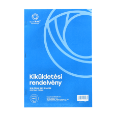 Kiküldetési rendelvény a hivatali, üzleti utazás költségtérítéshez A4, álló 25x2lapos B.18-73/UJ Bluering®