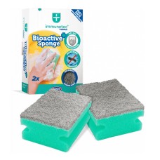 Mosogatószivacs 2 db/csomag antibakteriális cellulóz Bonus Immunetec_B693