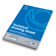 Műszaki rajzlap A4, 180g. 25ív/csomag, Bluering®