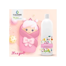 Öblítő koncentrátum 1 liter Cleanne_Baba-Mama Sensitive Its a girl