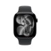 Okosóra Apple Watch S11 GPS 42mm Jet Black Aluminium Case with Black Sport Band - M/L