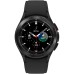Okosóra SAMSUNG Galaxy Watch 4 Classic (eSIM, szilikon csuklópánt, alumínium, 42mm) fekete