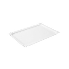 Papírtálca kerek átmérő 23 cm 100 db/csomag fehér