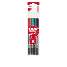 Alkoholos marker készlet, B OHP Ico 10 db/doboz, 4 klf.szín