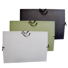 Rajztábla tartó, rajzlaptartó A4, méret műbőr , szalagfüles Bluering® prémium