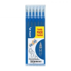 Rollertoll betét golyóméret 0,7mm, 6 db/csom Pilot Frixion Ball, írásszín kék
