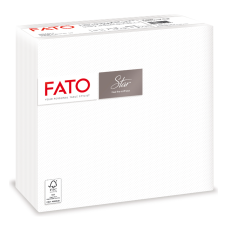 Szalvéta 2 rétegű 38 x 38 cm 40 lap/cs Fato Star fehér_82990000