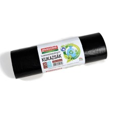 Szemeteszsák újrahasznosított 200 liter 100 x 120 cm 30 mikron 10 db/tekercs Mazzini_fekete