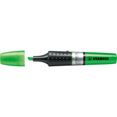 Szövegkiemelő 2-5mm, hengeres test Stabilo Luminator zöld