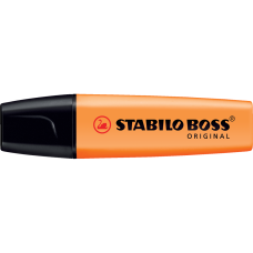 Szövegkiemelő 2-5mm, vágott hegyű, STABILO Boss original narancs