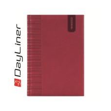 Tárgyalási napló Tucson B5 napló, fehér lapokkal piros Dayliner 2026.