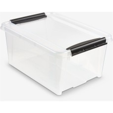 Tároló doboz műanyag 14 liter csatos átlátszó Probox