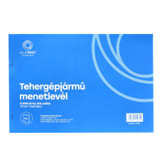 Tehergépjármű menetlevél A4, 100 lapos D.GEPJ.21/UJ Bluering®
