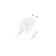 Töltő hálózati HUAWEI USB aljzat (22.5W, gyorstöltő + Type-C kábel) fehér