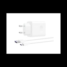Töltő hálózati HUAWEI USB aljzat (40W, PD gyorstöltő + Type-C kábel) fehér
