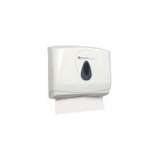 Adagoló hajtogatott kéztörlőhöz műanyag fehér Identity Merida