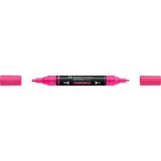 Akril marker kétvégű MULTIMARK 253 Faber-Castell neon rózsaszín Akril marker kétvégű MULTIMARK 253 Faber-Castell neon rózsaszín