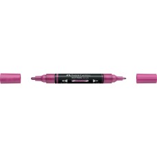 Akril marker kétvégű MULTIMARK 290 Faber-Castell metál rózsaszín Akril marker kétvégű MULTIMARK 290 Faber-Castell metál rózsaszín