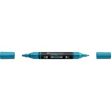 Akril marker kétvégű MULTIMARK 292 Faber-Castell metál kék Akril marker kétvégű MULTIMARK 292 Faber-Castell metál kék