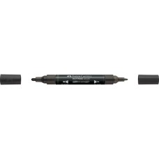 Akril marker kétvégű MULTIMARK 299 Faber-Castell fényes fekete Akril marker kétvégű MULTIMARK 299 Faber-Castell fényes fekete