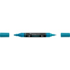 Akril marker kétvégű MULTIMARK 313 Faber-Castell türkiz Akril marker kétvégű MULTIMARK 313 Faber-Castell türkiz