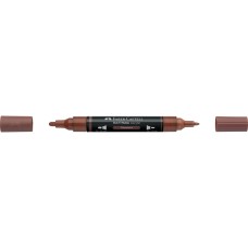 Akril marker kétvégű MULTIMARK 378 Faber-Castell gesztenyebarna Akril marker kétvégű MULTIMARK 378 Faber-Castell gesztenyebarna