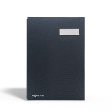 Aláírókönyv, 20lap, A4 Pagna 24191 vászon borító fekete