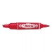 Alkoholos marker Zebra HI MCKIE piros