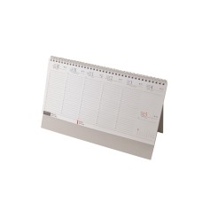 Asztali naptár 320mmx155mm, fehérlapok álló Realsystem 2027. Asztali naptár 320mmx155mm, fehérlapok álló Realsystem 2027.