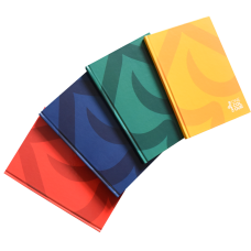 Beírókönyv A5, 96lap, keményfedeles egyszínű Lipa Mill vonalas