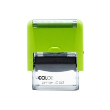 Bélyegző C20 Colop átlátszó zöld ház/fekete párna Bélyegző C20 Colop átlátszó zöld ház/fekete párna