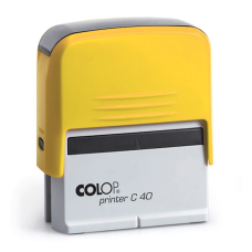 Bélyegző C40 Colop citromsárga ház/fekete párna
