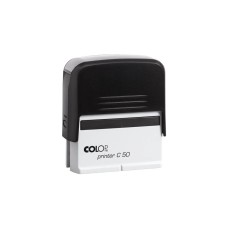 Bélyegző C50 Printer Colop fekete ház/lila párna Bélyegző C50 Printer Colop fekete ház/lila párna