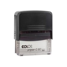 Bélyegző C60 Colop átlátszó fekete ház/natúr párna Bélyegző C60 Colop átlátszó fekete ház/natúr párna