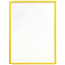 Bemutatótábla panel, A4, 5 db/csomag, Durable Sherpa sárga