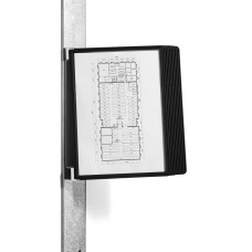 Bemutatótábla tartó, Durable Vario® Magnet Wall 10, fekete Bemutatótábla tartó, Durable Vario® Magnet Wall 10, fekete