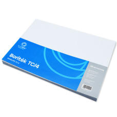 Boríték TC/4 szilikonos bélésnyomott 229x324mm Bluering® 25 db/csom fehér