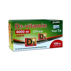 D3-vitamin 4000NE Olíva Forte 100db JutaVit D3-vitamin 4000NE Olíva Forte 100db JutaVit