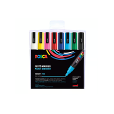 Dekormarker 0,9-1,3mm, Uni Posca PC-3M 8 db-os készlet