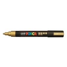 Dekormarker 1,8-2,5mm, Uni Posca PC-5M arany